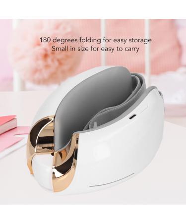 Okjhfd Eye Massage Device - Heated USB Rechargeable Relief for Migraines Fatigue & Eye Treatment - Adjustable Vibration & Foldable Design - Buy Online on GoSupps.com