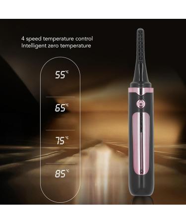 USB Rechargeable Electric Heated Eyelash Curler - 4 Temp Settings | Anti-Scald Safe Lash Curler for Effortless Beauty - Buy Online on GoSupps.com