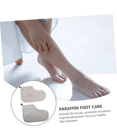 Housoutil 3 Pairs Wax Warm Foot Cover Pedicure Foot Paraffin Wax Gloves and Booties Wax Warmer Foot Wear Convenient Wax Foot Cover Boots Paraffin Wax Accessory Plush Bath Mat Lotion 28X20X0.9CMx3pcs Greyx3pcs - Buy Online on GoSupps.com