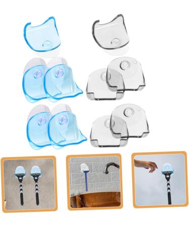 Buy CIMAXIC 10 ST Razor Holder Suction Cup Hooks for Bathroom & Shower | Best Shaving Organizer - Buy Online on GoSupps.com
