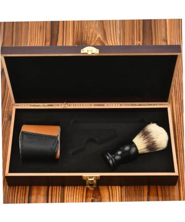 POPETPOP Men's Shaving Razors Set - Manual Head Shaver & Travel Suit - Premium Quality Artificial Leather - Buy Online on GoSupps.com