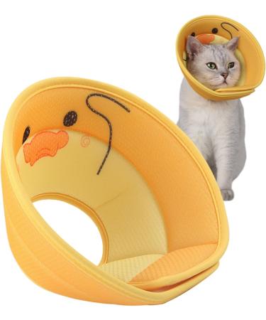 Cone for Cats Soft Pet Cones for Cats with Cute Animal Pattern | Cat Donut for Kittens Cats and Dogs to Prevent Biting and Stop Licking Wound Dyog Cute Pet Duck S - Buy Online on GoSupps.com