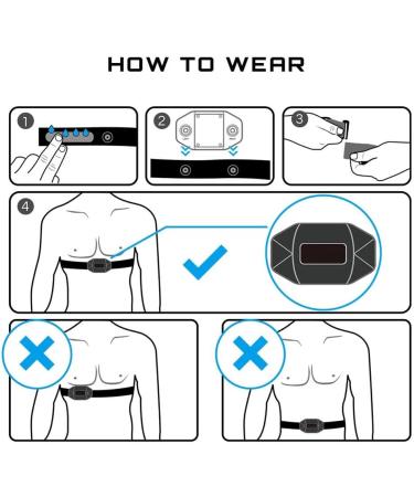 Rwedkd Heart Rate Monitor Chest Strap - Accurate Heart Rate Tracking for Outdoor Activities | Best Fitness Belt Strap - Buy Online on GoSupps.com