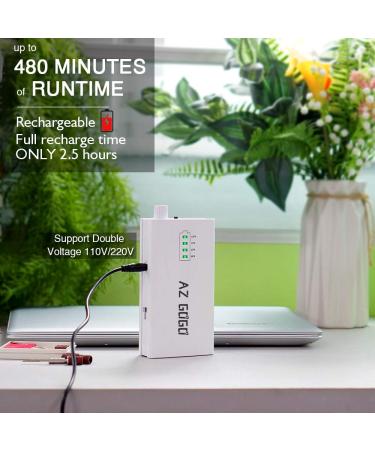 AZ GOGO 30000RPM Portable Rechargeable Nail Drill Machine for Manicure/Pedicure - White - Buy Online on GoSupps.com