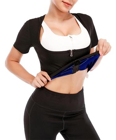 Women's Sauna Vest & Compression Shirts | Heat-Insulating Waist Trainer & Body Shaper Top | Size L/XL | Enhance Your Workout with Stylish Corsets - Buy Online on GoSupps.com
