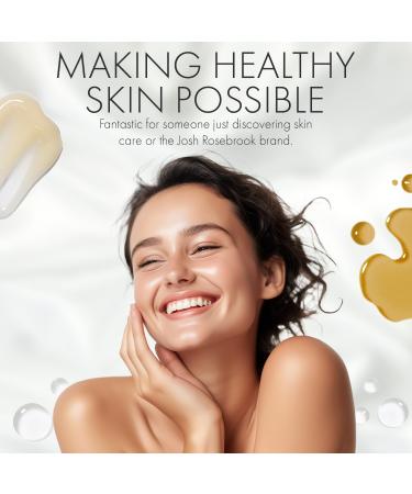 Josh Rosebrook Essentials Kit | Travel Size Cleanse Tone & Hydrate Skincare Set | Complete Moisture Cleanse Daily Acid Toner & Hydrating Accelerator  - Buy Online on GoSupps.com