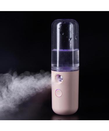 Nano FacialHandy Mist Sprayer Hydrating Makeup and Moisturizing Atomization Humidifier for Skin Care (Pink) (Light Pink) - Buy Online on GoSupps.com