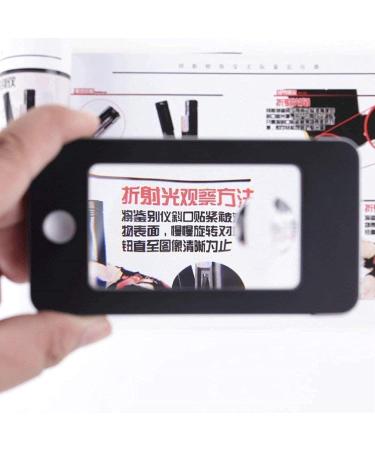 Reading Magnifier with Led Light Old Man Holds Desktop Rectangular Leather Case Shape Black 119Mm * 64Mm for Reading Crafts Repair Magnifier Lofty Ambition - Buy Online on GoSupps.com