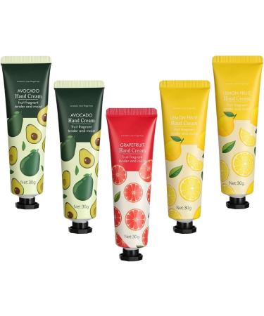  LOPHE LOPHE Hand Cream 5 Pack 30g Hand Cream Moisturizing Hand Cream Natural Flavor of Plants Flowers and Fruits Gentle Hand Cream Travel Size Gifts for Women Gift - Buy Online on GoSupps.com