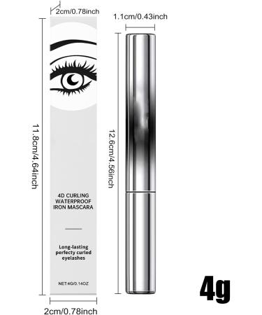 Stain Resistant Mascara | 4D Natural Product Eyelash Mascara - Waterproof Eyelash Lift Mascara - For Sensitive Eyes Dates Party Wedding Concert Stage Performance Swimming - Buy Online on GoSupps.com