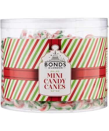 Christmas Mini Peppermint Candy Canes 250 pack 1.25kg - Candy Canes for Kids & Adults - Xmas Stocking Fillers - Christmas Eve Box Filler - Christmas Party Sweets with Merry Xmas Sticker - Buy Online on GoSupps.com