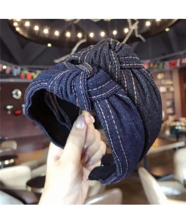 WENLII Denim Wide Knot Headband Hair Accessories - Color E, Size 1 - Buy Online on GoSupps.com