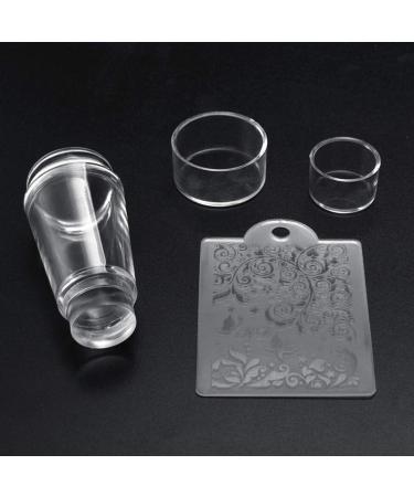 Lurrose Clear Nail Art Stamper - Jelly Silicone Tool for DIY Nail Decor | Perfect for Women Ladies & Girls - International Shipping Available - Buy Online on GoSupps.com