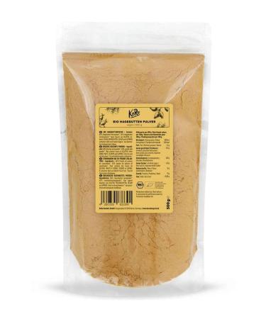 KoRo - Organic Rosehip Powder 500g - Natural Taste - No Additives - Low Sugar - Source of Protein - 500g Pack