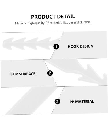 40 STK Masking Hooks Hanger - Adjustable Ear Hooks & Mask Band Buckles for Hearing Protection | Anti-Strangulation Extension - White - Buy Online on GoSupps.com