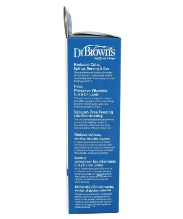 Dr. Brown's Natural Flow Standard Polypropylene Bottle (4 oz) - 3 Pack - Buy Online on GoSupps.com
