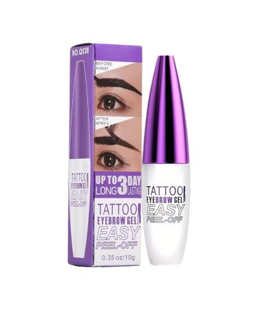 Yhsioaklo Eyebrow Coloring | Peel Eyebrow Gel | Peel Eyebrow Gel | Anti-Transfer & Anti-Flood With Brows Peeled Out Brows For Fuller & Defined Brows Constitute