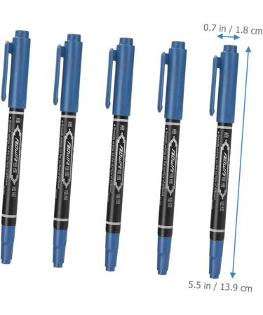 Hemoton 5pcs Pen Eyebrow Pen Pens Eyebrow Position Pen Double Head Drawing Tool 13.9x1.8cm Blue - Buy Online on GoSupps.com