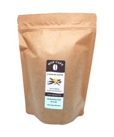 HOP CAFE HOP CAFE - ESE coffee pods - Vanilla Cream Flavoured - Bag of 25 pods