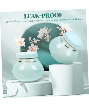 POPETPOP Storage Bottle Cans Ceramics Tea Tins Food Containers Eye Shadow Jar Powder Sample Bottle Lotion in Bulk Tea Storage Canister Bulk Makeup Tea Samples Candle Travel Mini Cream 6x5.5cm Blue - Buy Online on GoSupps.com