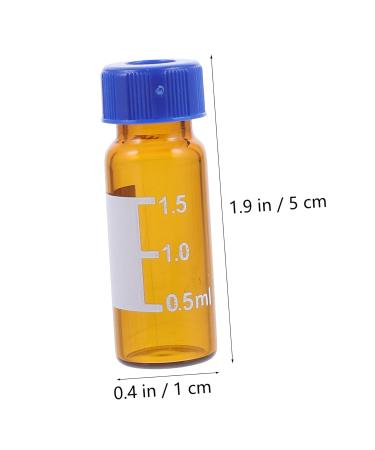 PLAFOPE 300 Pcs Sampling Bottle Sealing Bottles Steamer Ptfe Disk Mini Sample Bottles Sample Bottles with Lid Clear Sample Bottles 2ml Bottles Small Vial Glass With 1X1cmx3pcs As Shownx3pcs - Buy Online on GoSupps.com