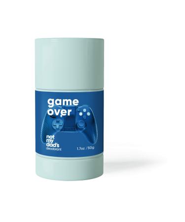 Not My Dad's Aluminum Free Deodorant for Boys (Game Over: Clean Spice) Kids Deodorant with Natural Odor Fighting Power