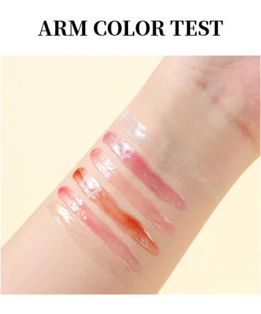 Clear Lip Gloss Set Moisturizing Lip Oil with Hyaluronic Acid Lipgloss Care Fruit Flavoured Lip Oil For Dry Lip Glitter Shine Lip Glaze Gift for Women Teenage Girls (06) - Buy Online on GoSupps.com
