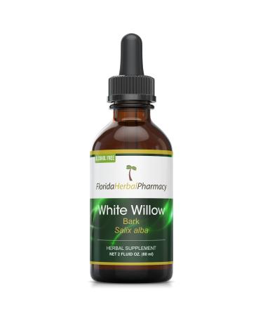 Florida Herbal Pharmacy Alcohol - Free White Willow Bark (Salix alba) Tincture / Extract 2 oz.