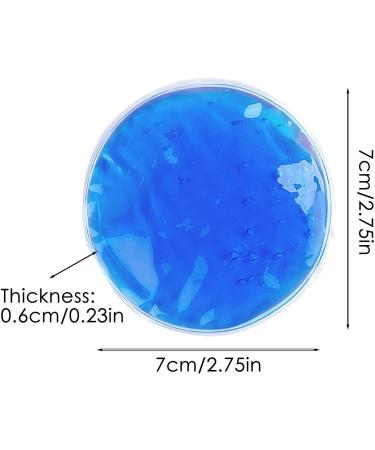 Hot and Cold Gel Ice Packs Instant Gel Cold Packs | Small Ice Packs for Injuries Reusable for Eye Muscle Skin Care and Cool Down Blue 7cm - Buy Online on GoSupps.com