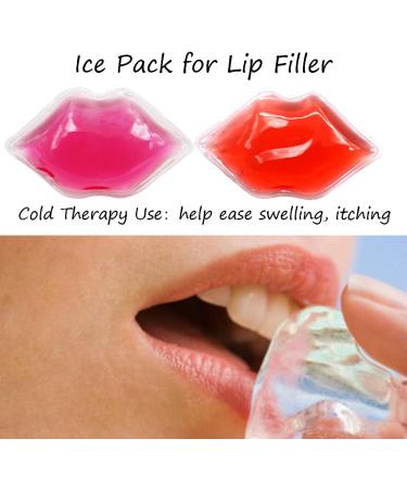 Lip Ice Pack Bulk (40 Pack) - Small Ice Packs for Lip Filler & Injuries - Christmas Gift for Girls/Women - Buy Online on GoSupps.com