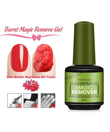 2 Pack Soak Off Gel Nail Polish Remover Set - Quick & Easy Removal in 3-5min (Green) - Buy Online on GoSupps.com