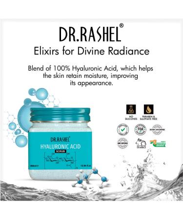 HYALURONIC SCRUB - Youth Revitalizing Nourishing Hydrating & Elasticity | 380 ml - Shop Internationally - Buy Online on GoSupps.com