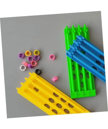 Angoily 6 Pcs Pigeon Ring Stand Training Band Holder Bird Ring Holder Chicks Foot Rings Stand Place Holder Chicken Labels Pigeon Leg Ring Organizer Racing Pigeon Ring Multicolor Plastic 20x7cmx2pcs As Shownx2pcs - Buy Online on GoSupps.com