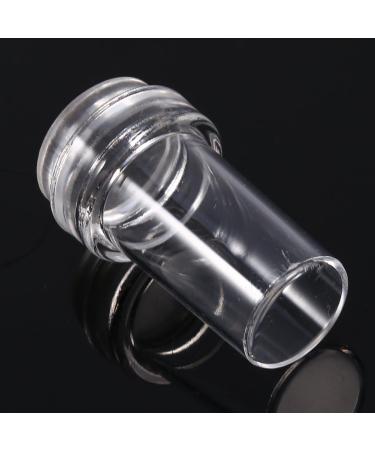 Nail Art Stamper Scraper Set Fashionable Transparent Silicone Nail Polish Transfer Manicure Tool for Women - Buy Online on GoSupps.com