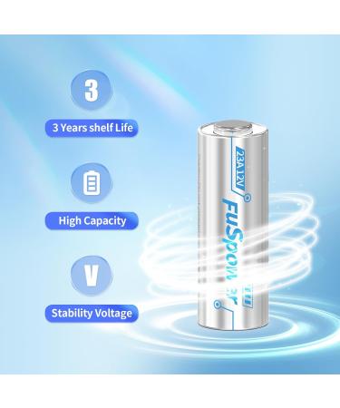 23A 12V Battery A23 23AE Mn21 12V GP23a Alkaline 23 Amp 12 Volt Battery for Ceiling Fan Remote Door Bell Garage Door Opener(10pcs) - Buy Online on GoSupps.com