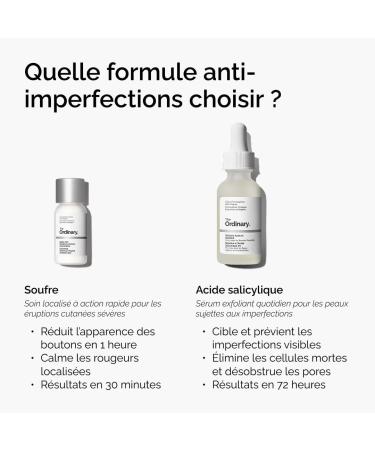 The Ordinary Concentr Cr me-en-Poudre de Soufre 10% Traitement cibl des imperfections permet de r duire l'apparence des ruptions cutan es 5 g - Buy Online on GoSupps.com