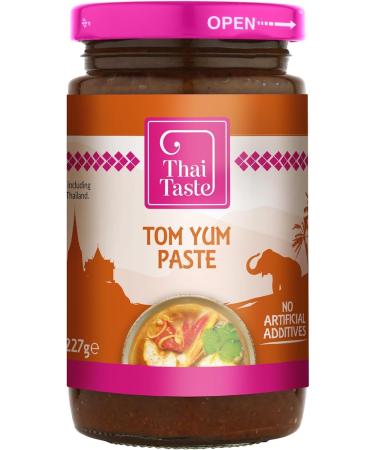 Thai Taste Tom Yum Paste 227g Pack of 3 with World Food Shop Scoop - Spicy and Tangy Tom Yum Paste Gourmet Thai Cuisine Essential Convenient Multi-Pack with Scoop - Buy Online on GoSupps.com