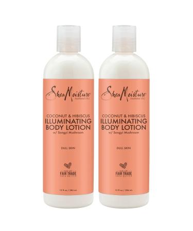 SheaMoisture Illuminating Body Lotion with Songyi Mushroom Coconut & Hibiscus 13 fl oz (384 ml)