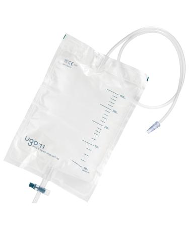 Ugo 2l Nachtf tel (X10)-urine bag/catheter night bag T or lever with kink-free connection (10-pack) (UGO 11-one-way t-tap sterile) - Buy Online on GoSupps.com