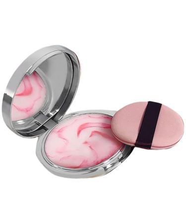 Practical Face Powder for Lightening Skin Tone, Pressed Powder with Soft Makeup Powder