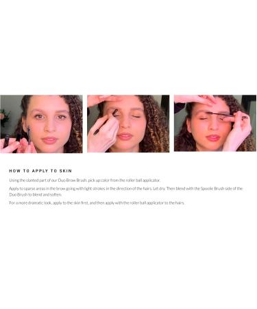 Elke Brow Fix Tint & Groom (Dark Brunette) - Long-Lasting Water-Resistant Colored Brow Gel for Perfectly Styled Brows - Buy Online on GoSupps.com