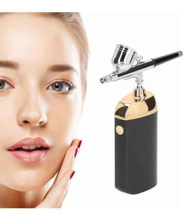 Rechargeable Airbrush Airbrush Oxygen Facial Portable Airbrush USB Charging Cordless Design Lithium Ion Battery (Black) - Buy Online on GoSupps.com