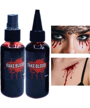  szaluyk Realistic Halloween Makeup Kit - Realistic Wash Kit with Fake Blood Spray and Coagulated Gel - Special Effects Makeup for Zombies Vampires Theater and Costumes - Buy Online on GoSupps.com