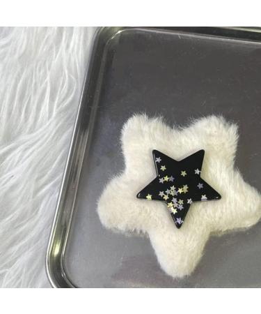 hgnxa Plush Sequins Star Shape Hair Clip Halloween Costume Headwear for Women Birthday Party Carnivals Theme -slip Hairpin Green - Buy Online on GoSupps.com