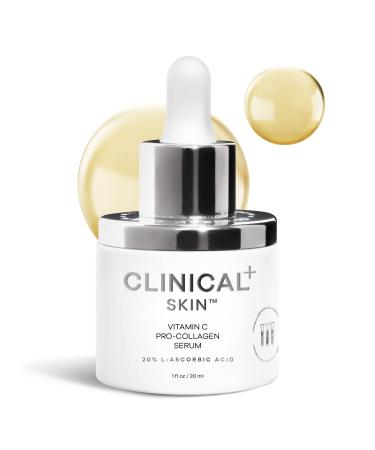 Clinical Skin Vitamin C Pro-Collagen Serum  Vitamin E  Anti-Aging  Skin Brightening Formula  For Soft Luminous Skin  for Fine Lines and Wrinkles
