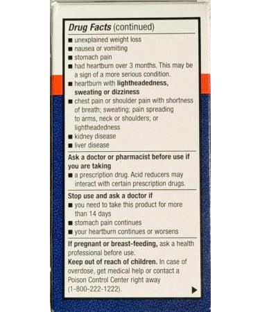 Cimetidine Tablets 200 mg Acid Reducer & Heartburn Medicine 120 Count H2 Blocker for Acid Control Indigestion Relief & Prevention of Heartburn and Sour Stomach - Buy Online on GoSupps.com
