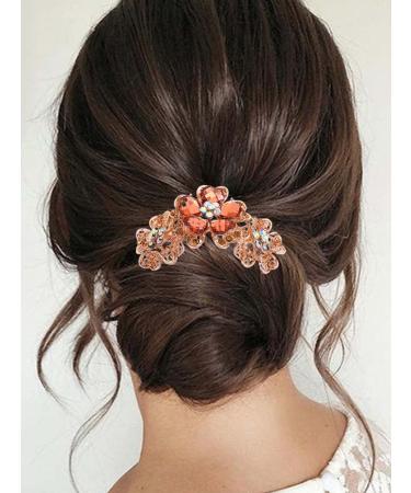 Bohend Rhinestone Hair Comb Crystal Hair Pieces Wedding Hair Accessories Jewelry for Women and Girls (1)