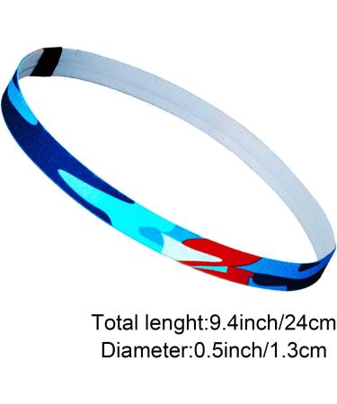 Non-Slip Elastic Sports Front Belts 5 Pack Hair Bands for Running Cycling Training & Yoga | Unisex Design - Buy Online on GoSupps.com
