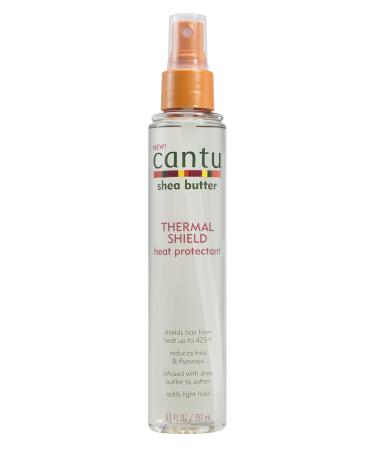 Cantu Shea Butter Thermal Shield Heat Protectant 5.1 Fluid Ounce (Pack of 6)