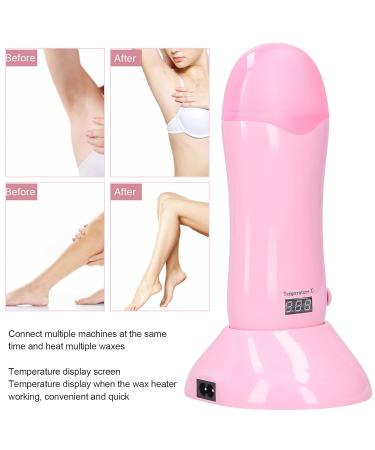 Portable Wax Warmer for Hair Removal | Depilatory Epilator Wax Heater for Face Eyebrows Armpit & Bikini Pink - Buy Online on GoSupps.com